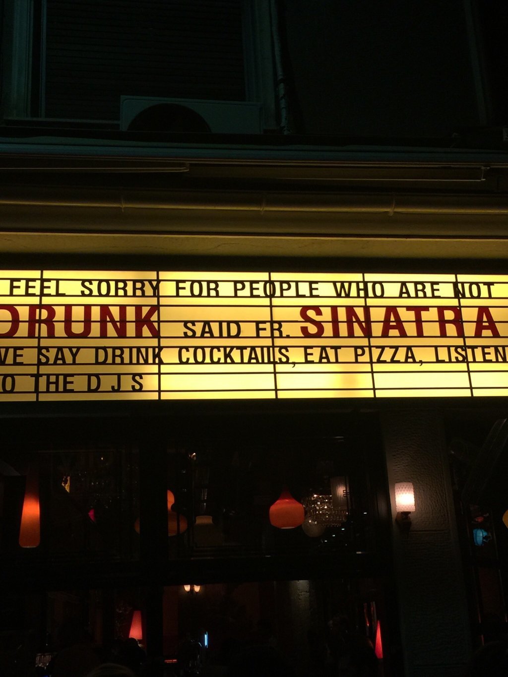 Drunk Sinatra